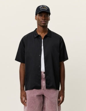 Hector PlissÃ© SS Shirt Black