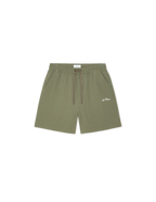 Stan Seersucker Swim Shorts Lichen Green