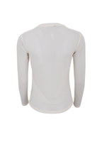 Black Colour Jessie Mesh Blouse Creme