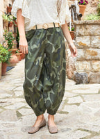 Black Colour Ally Balloon Pant Camouflage