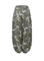 Black Colour Ally Balloon Pant Camouflage